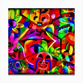 Psychedelic Fun Canvas Print