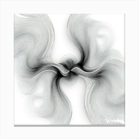 Abstract Swirls 2 Canvas Print