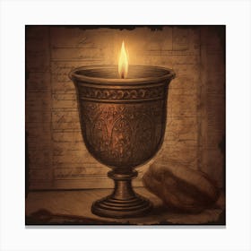 Candlestick Canvas Print