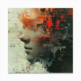 Woman'S Face 3 Canvas Print