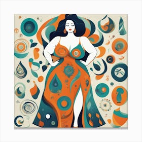 Creawoman Canvas Print