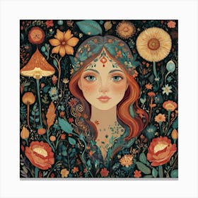 Flower Girl 2 Canvas Print