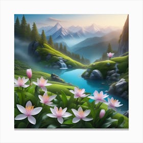 Lily Of The Valley 4 Canvas Print