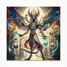 Egyptian God 5 Canvas Print