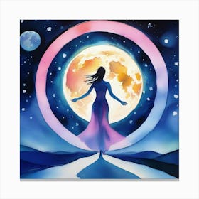 Full Moon Canvas Print