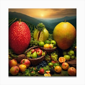 A Secret Society That Eats Fruit And Aliens 1 Canvas Print