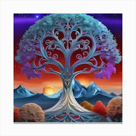 Tree Of Life 73 Canvas Print