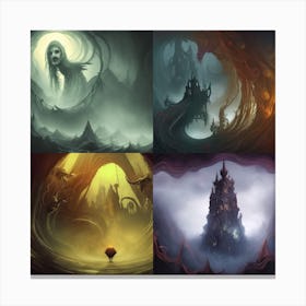 Dark Fantasy Art 1 Canvas Print