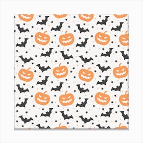 Halloween Pumpkins Canvas Print