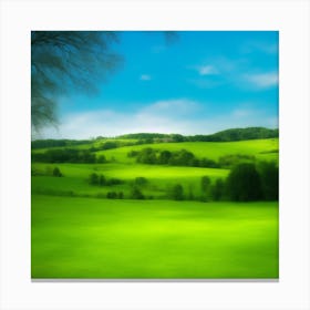 Green Field 2 Canvas Print