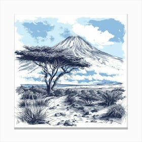 Mt Kilimanjaro Canvas Print