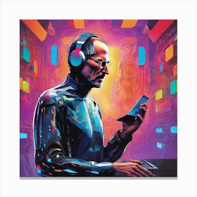 Steve Jobs 8 Canvas Print