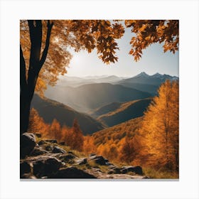 Autumn In The Mountains 5 Canvas Print