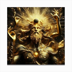 Golden Deity 1 Canvas Print