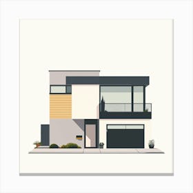 Modern House 3 Canvas Print