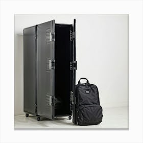 Metal Locker With Sturdy Steel Construction Designed For Ultimate Personal Security Its Lockable C Canvas Print