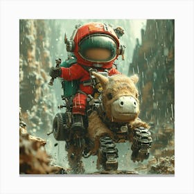 Nasa Astronaut Canvas Print