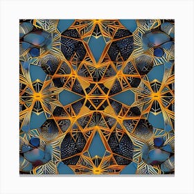 Abstract Fractal Pattern 3 Canvas Print