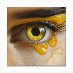 Yellow Eye Canvas Print