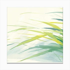 Grass Painting Canvas Print