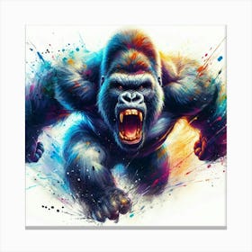 Gorilla Painting 3 Canvas Print