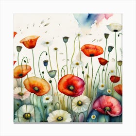 Poppies 3 Canvas Print
