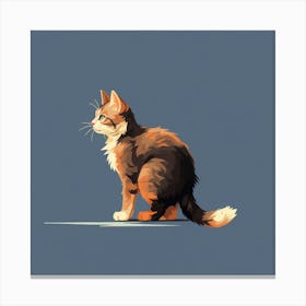 Cat Portrait Canvas Print