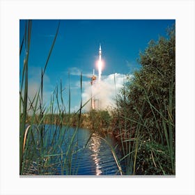 Liftoff Apollo Soyuz Test Project (Astp), Ksc Canvas Print