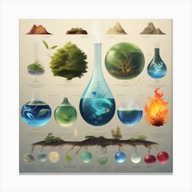 The Elements Canvas Print