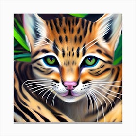 Cute Wildcat Canvas Print