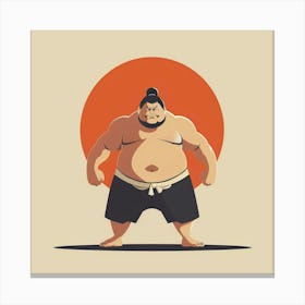 Sumo Wrestler Canvas Print