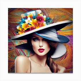 Hat Painting Canvas Print