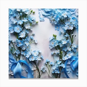 Forget Me Not Flowers Canvas Print