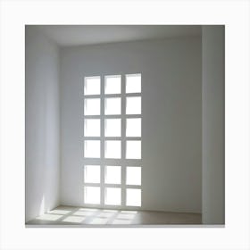 Empty Room With Window 2 Canvas Print
