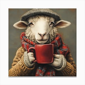 Sheep With Tea Toile