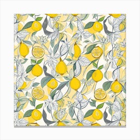 Lemons Canvas Print