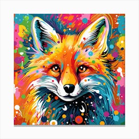 Fox Painting 4 Canvas Print