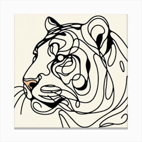 Tiger Picasso style 2 Canvas Print