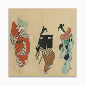 Three Geisha Canvas Print