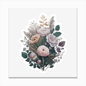 Bouquet Of Flowers 10 Canvas Print