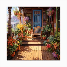 Porch 1 Canvas Print