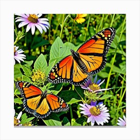 Monarch Butterflies 3 Canvas Print