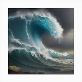 Hawaiian Wave Canvas Print