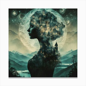 Castle In The Sky Canvas Print