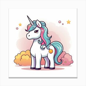 Unicorn 50 Canvas Print