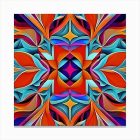 Abstract Psychedelic Design Canvas Print