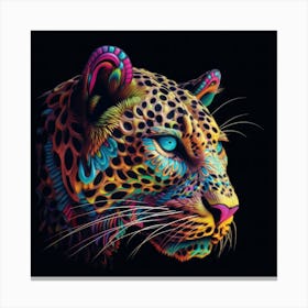 Psychedelic Leopard 2 Stampe su tela