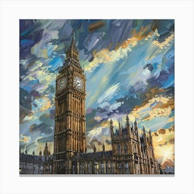 Big Ben At Sunset 3 Canvas Print