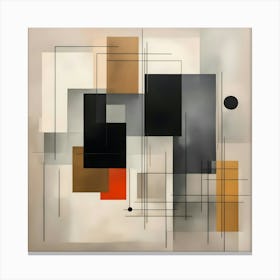 Abstract Squares 1 Canvas Print