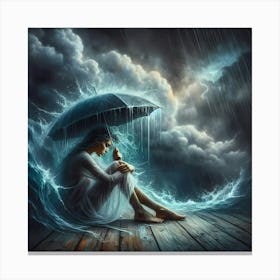 Stormy Day 1 Canvas Print